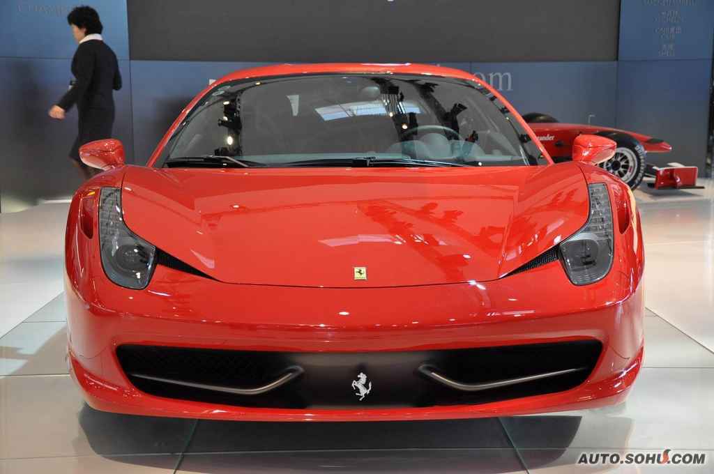 法拉利 法拉利 458 italia 法拉利458 italia车展实拍