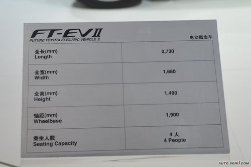 丰田 FT－EV Ⅱ 实拍 外观 图片