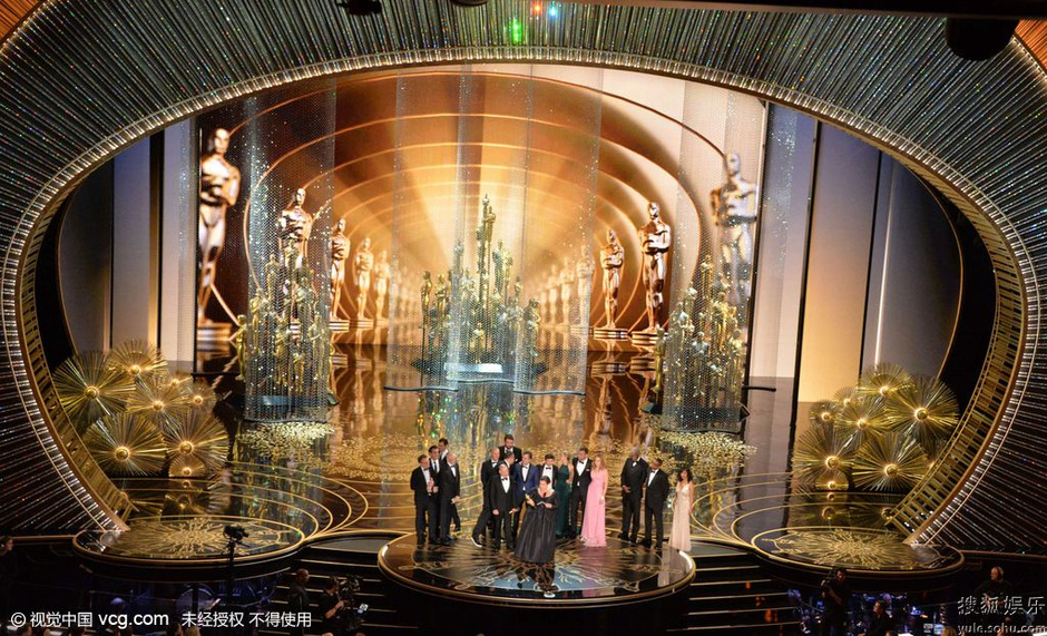 88届奥斯卡现场 《聚焦》获最佳影片众主创登