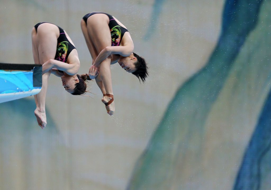 高清图:跳水系列赛北京站 陈若琳\/刘蕙瑕夺冠7