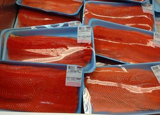 实拍美国超市海鲜价格 三文鱼新鲜又便宜6917