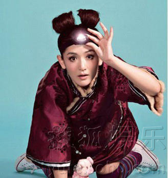 谢娜15年前旧照曝光 靠点穴涂抹辣椒水减肥69