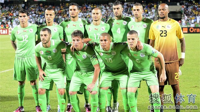 巴西世界杯阿尔及利亚队
