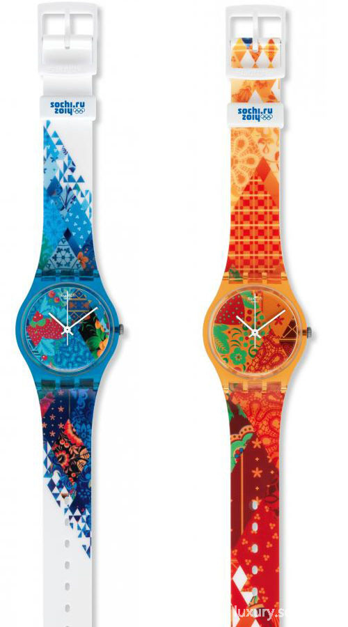 swatch 索契冬奥会限量版