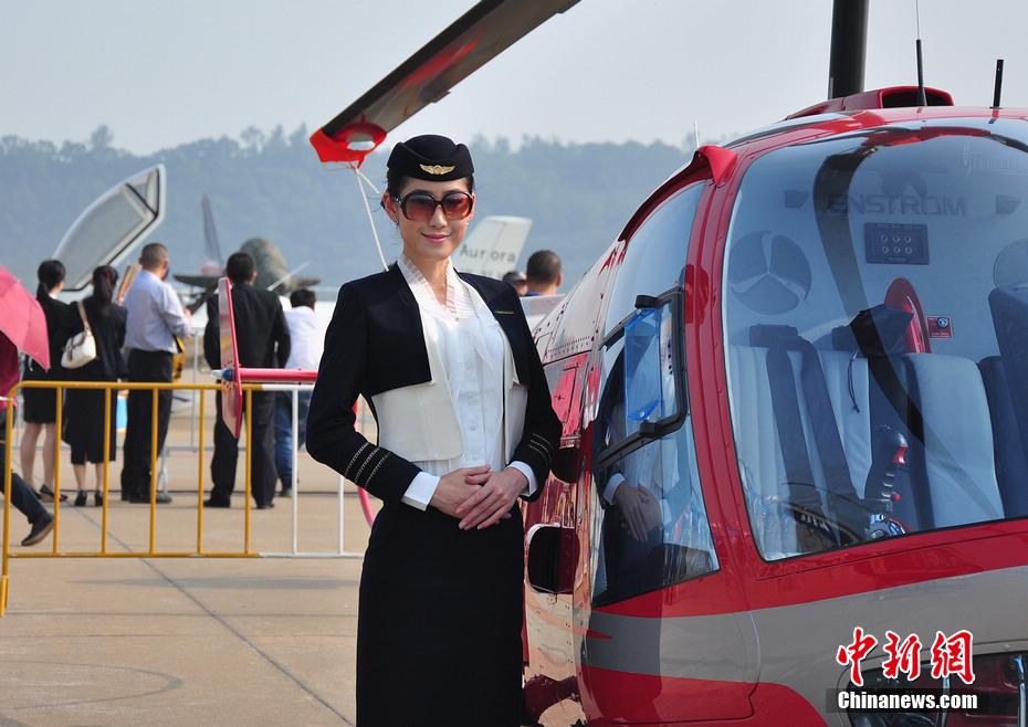 珠海航展美女集结图片