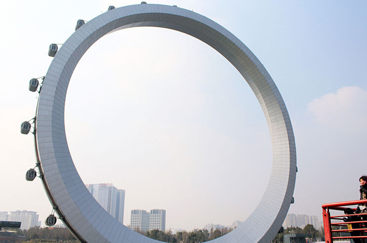 常州耗资1.5亿建世界最大摩天轮 长期闲置