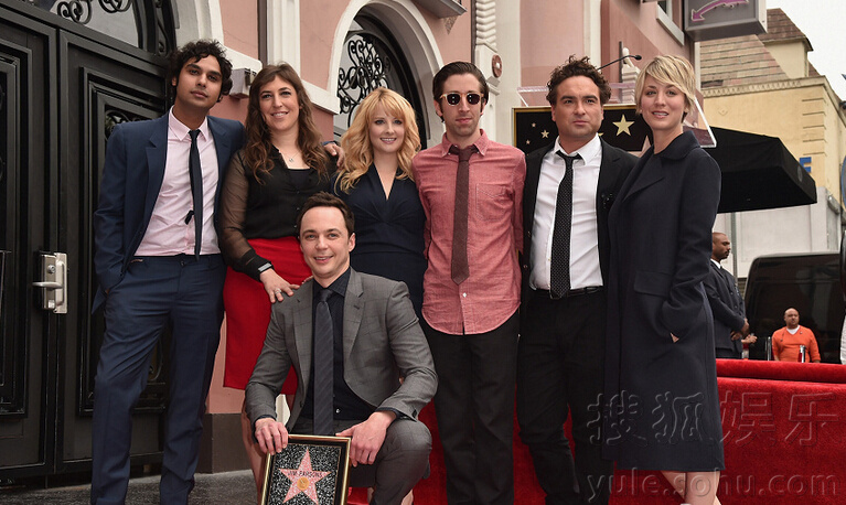 谢耳朵棒棒哒!吉姆帕森斯留名好莱坞星光大道-娱乐频道图片库-大视野-搜狐