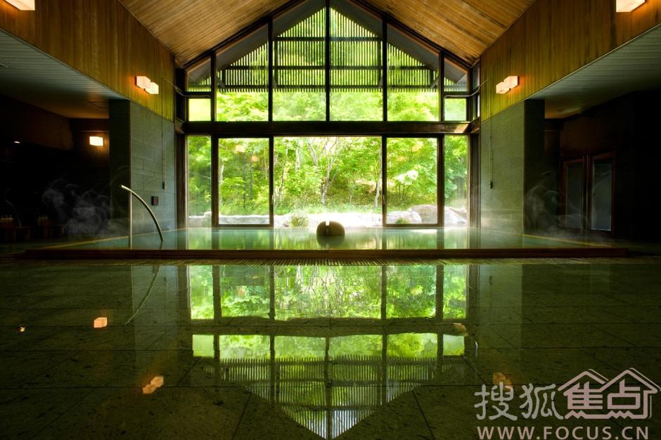 充满禅味的日式用途温泉v用途别墅农村别墅盖图片