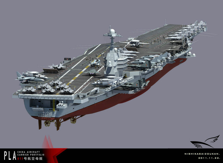 中国海军有望列装亚洲第一战舰 排水量12000