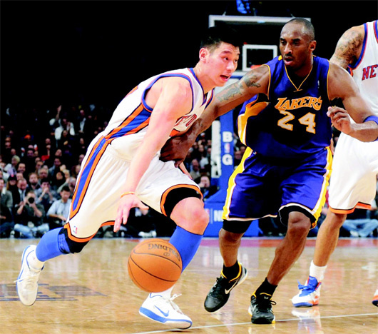 书豪10大关键球:3分绝杀猛龙 大心脏战翻科比