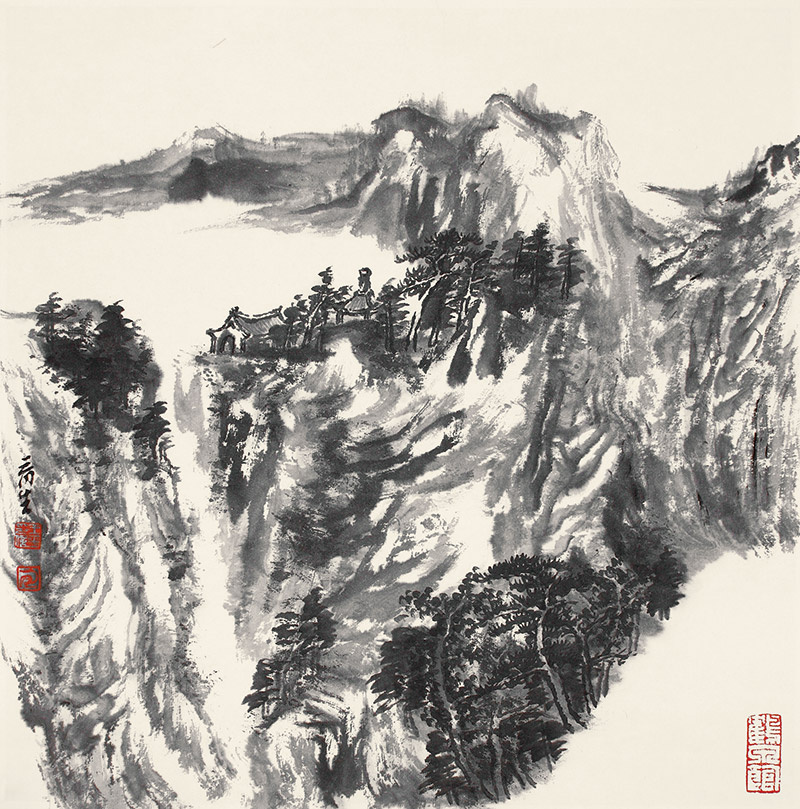 王平山水画:灵性而澹然的水墨世界