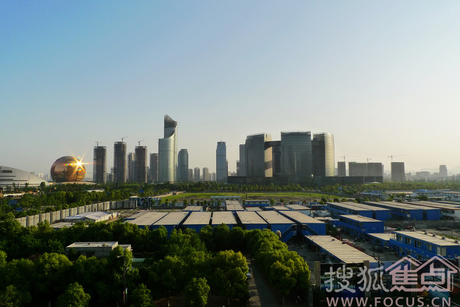 杭州将来的市中心--钱江新城入夜组图-焦点频道