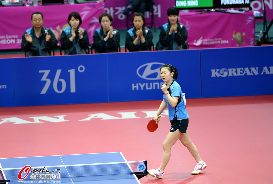 高清:<em>乒乓球女团决赛</em>中日大战 福原爱杀气毕露