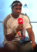 北京时间2012年8月1日，牙买加田径队出席新闻发布会。
更多奥运视频>> 更多奥运图片>>