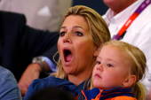 北京时间2012年7月30日，荷兰王妃马克西玛来到ExCeL体育馆观看柔道比赛。图为现场情况。更多奥...