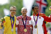 北京时间8月11日，2012年伦敦奥运会田径比赛继续进行，在男子50公里竞走决赛中，俄罗斯名将基尔德...