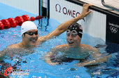 当地时间8月3日上午，在伦敦奥运会男子1500米自由泳预赛中，韩国选手朴泰桓以14分56秒89的成绩...