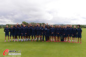 2012年7月9日，2012年伦敦奥运会前瞻，英国男女足国奥队备战。 