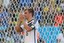 高清图：世界杯德国淘汰法国 胡梅尔斯头槌破门