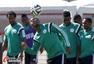 高清图：尼日利亚备战玩橄榄足球 现场欢声笑语