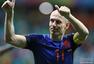 高清图：荷兰5-1西班牙 范佩西罗本斯内德欢庆