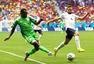 高清图：世界杯法国淘汰尼日利亚 全队庆祝进球