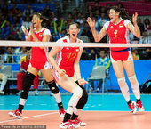 北京时间11月27日 在2010年广州亚运会女子排球冠亚军决赛中，中国女排3-2逆转韩国队夺得冠军。