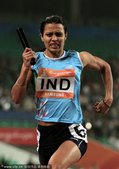 北京时间11月26日，在2010年广州亚运会女子4x400米接力决赛中，印度队（3分29秒02）获得...