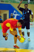 2010年11月13日，广州，2010亚运会男子手球预赛，中国41-21大胜印度。