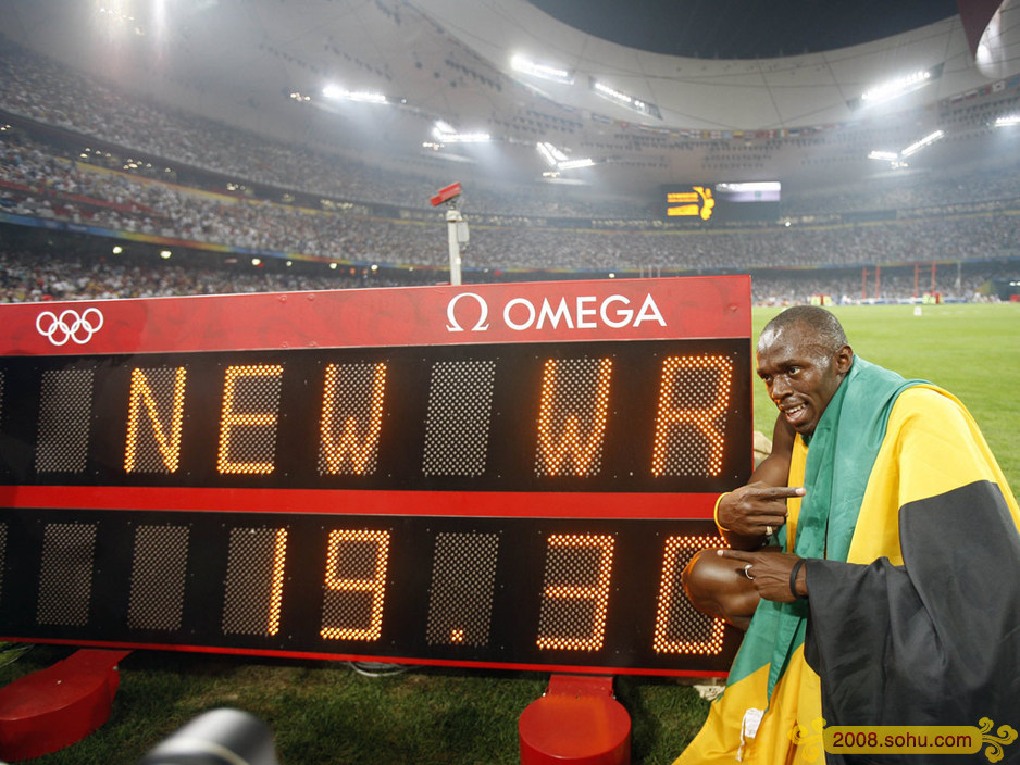 博尔特又超200米世界记录